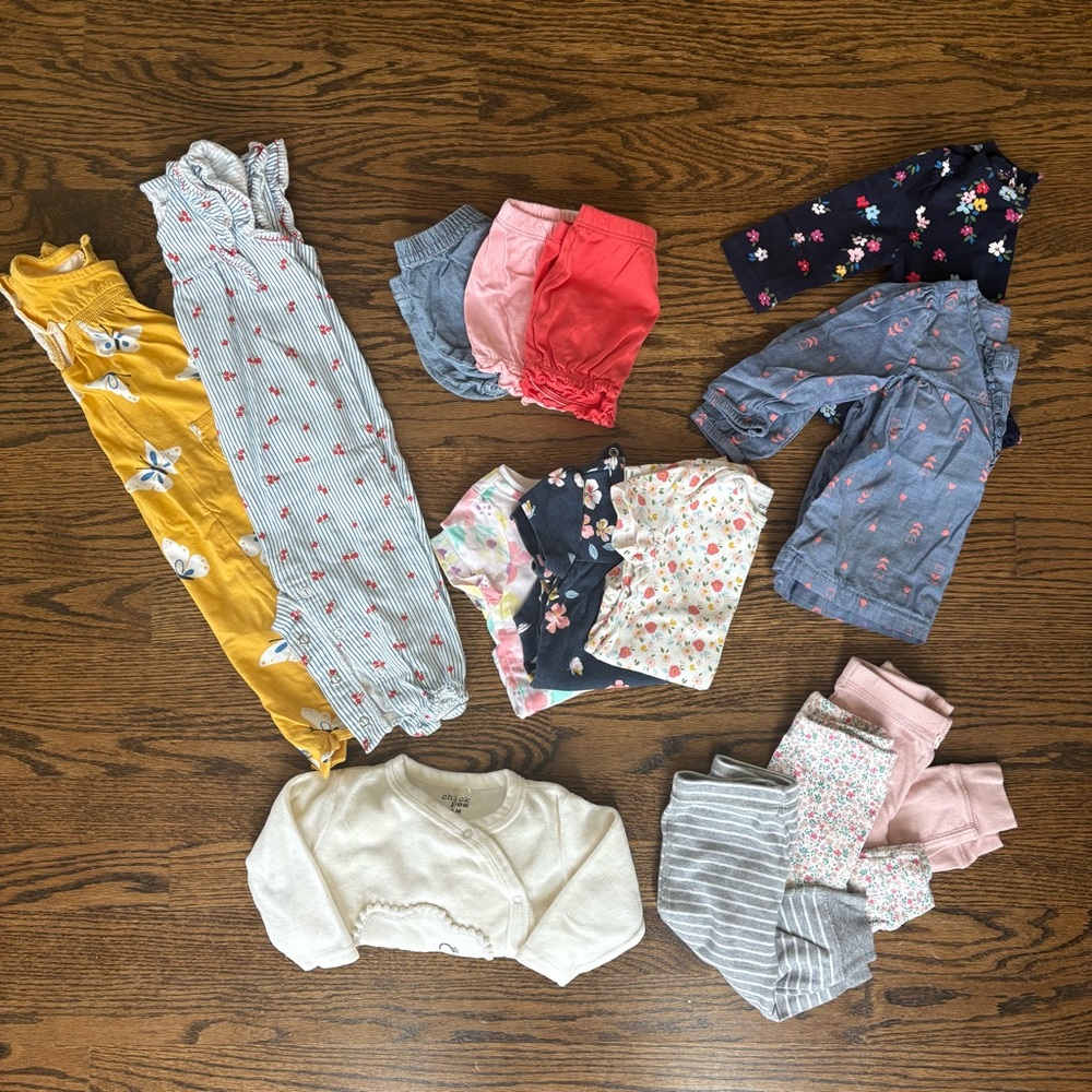 Assorted Baby Girl Clothes (3-6M)